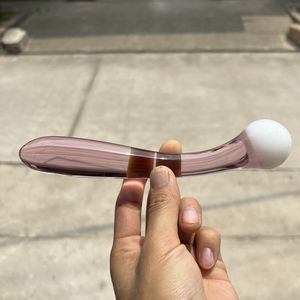 Halus. Dildo kaca untuk. Mainan seks pemijat noda G prostat untuk wanita atau Pria - Product Image 5