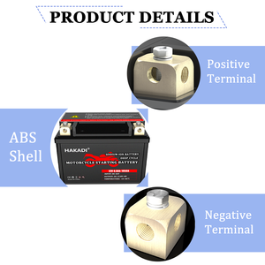 20C NA+イオン 12V 6.5A モーター用電源バッテリー 195CCA HAKADI ナトリウムバッテリー 低温対応 OEM EU USA UK ロシア対応 - Product Image 6