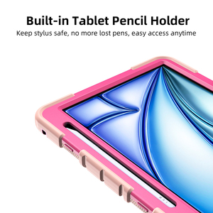 Étui antichoc en silicone pour tablette <span class=keywords><strong>iPad</strong></span> <span class=keywords><strong>Air</strong></span> 10,9 pouces 4e et 5e génération avec bandoulière, dragonne et emplacement pour stylet - Product Image 5