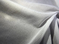 Entoilage thermocollant élastique 75D en tissu tissé 100 % polyester PA double point, certifié OEKO-TEX, pour vêtements - Vente en gros
