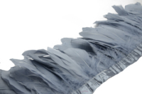 15-20cm néon jaune prix compétitif fait à la main oie Nagorie plume Strung frange 5-8 ''pour la décoration de fête de carnaval