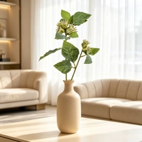Tige de verdure artificielle réaliste de 24 pouces, branche décorative pour centre de table de maison, bureau, hôtel, salon