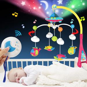 Móvil Musical <span class=keywords><strong>para</strong></span> <span class=keywords><strong>Cuna</strong></span> <span class=keywords><strong>de</strong></span> Bebé con Proyector, Luz Nocturna y Música, Campana Espacial <span class=keywords><strong>para</strong></span> Cama, Proyección <span class=keywords><strong>de</strong></span> Cielo Estrellado con Control Remoto, 108 Melodías - Product Image 3