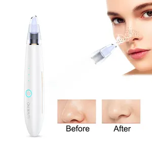 One Beauty Facial Pore Cleaner Tool Professionele Derma 6 Zuigkoppen Instrument Elektrische Neus Porie Vacuüm Mee-Eter Remover
