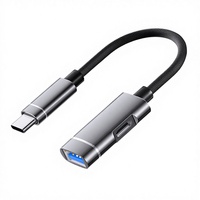 Nouvel adaptateur OTG 2-en-1 Type C, adaptateur USB C vers USB avec hub PD pour sortie secteur de téléphone mobile