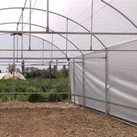 Serre tunnel d'élevage galvanisé à chaud Poulets et canards d'élevage Utilisation pour la volaille Fermes