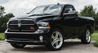 Volant en fibre de carbone avec LED pour Dodge RAM 1500 2012-2017