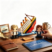 Kit de Construcción de Figuras de Ladrillos Clásicos, Juguetes Educativos de Construcción, Manualidades, Coleccionables, Regalo, Decoración, Modelo, Adorno