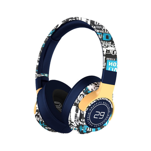 SN29 Over-Ear Wireless for 5.3 Headset with Active Noise Cancellation (ANC) Life Waterproof USB Charging for Mobile Phone