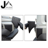 Protection d'angle noire ABS 4 pièces, accessoires extérieurs tout-terrain robustes pour Suzuki Jimny 2018+ JB74 JB64