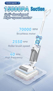 Customized Lightweight Household <b>Wet</b> <b>Dry</b> <b>Vacuum</b> <b>Cleaner</b> HEPA Battery-Powered Intelligent Drying Electrolytic Water Mopping - Product Image 6