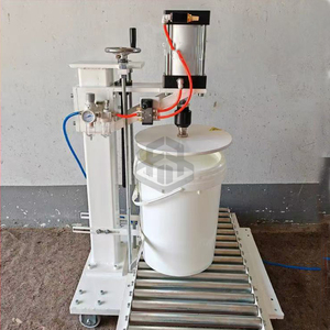 Machine de capsulage de seau de peinture en plastique de baril pneumatique de 10-25L - Product Image 1