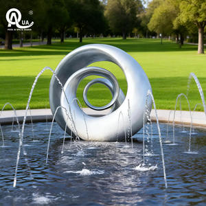 Fuente Comercial de Acero Inoxidable Water Crown, Fuentes Saltarinas de Diseño Moderno y Duradero, Modelo SGJS, 1 Año de Garantía, Juego Completo - Product Image 5