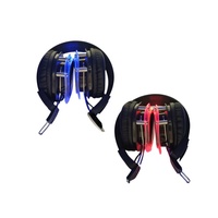 Casque sans fil silencieux pour discothèque personnalisé avec logo noir et blanc, 100 pièces, avec 3 émetteurs, 6 chargeurs