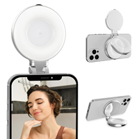 2026 Yeni Mini Dolgu Işığı Şarj Edilebilir 3 Modlu Ayarlanabilir LED Selfie Lambası Cep Telefonu için Taşınabilir RGB Renk Sıcaklığı