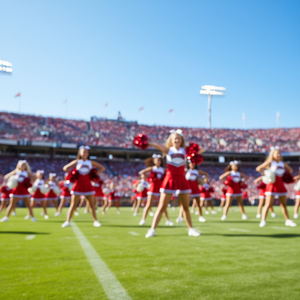 Mégaphone Escope Mini Bullhorn 30W avec poignée ergonomique, son de sirène, en plastique blanc et rouge, pour entraîneur de cheerleading - Product Image 2