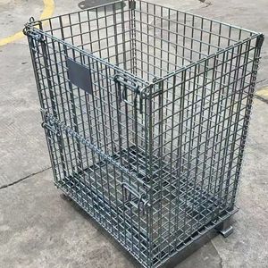 פלדה מתכת stackable מותאם אישית קריסת פלדה מתכת מרותכת מכבים סין מיכל - Product Image 2