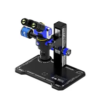 Mikroskop Trinokuler Definisi Tinggi 0.7X-4.5X Terintegrasi Manusia-Mesin, Robot Mekanik Mata Pintar, Dapat Dilipat/Diputar