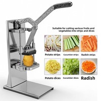 Fruit- en groente multifunctionele handmatige snijmachine, aardappelchipsmaker, professioneel keukengerei AY-L40
