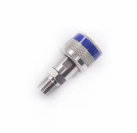 Swagelok 316 Interopérable Instrument de connexion rapide en acier inoxydable K5 Raccords de tuyauterie à clé bleue pour les connexions BSPT huile/eau