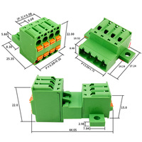 CIXI XINKE – Vente directe usine et prix bas – Connecteur à ressort pour montage sur panneau 5,08 mm et ensemble complet de fiches mâles-femelles double rangée pour connexion en ligne