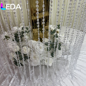 LEDA Nuevo Soporte de Flores Dorado Brillante Personalizado, Centro de Mesa Metálico Dorado para Decoración de Mesa de Boda - Product Image 4