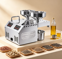 Prensa de Aceite en Frío de Diseño Moderno y Duradero con Tornillo de Larga Duración para Prensado de Aceite de Cacahuete y Coco