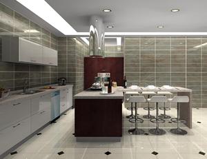 Cổ điển tủ bếp Kính nhà bếp dẫn dưới đèn tủ - Product Image 5