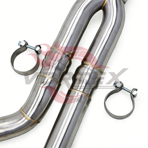 Tubo central de escape de alto rendimiento Vortex de 3.5 pulgadas de acero inoxidable sin raspado para F80 M3/F82 M4/S55 2014-2019 - Product Image 5