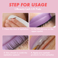 LiBeauty Coussinets de rehaussement de cils ultra doux, Marque privée, Couleurs variées, Protections pour rehaussement de cils, Tiges de permanente de cils en silicone coréen
