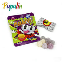 Bonbons durs super acidulés à déguster en 60 secondes, très demandés, personnalisation en gros, bonbons durs acidulés au citron pour enfants