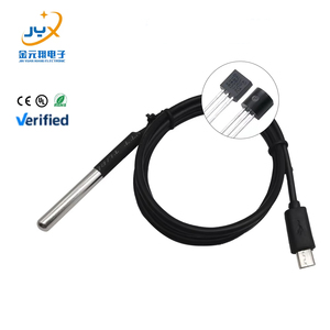 Sonde de température <span class=keywords><strong>DS18B20</strong></span> avec boîtier en acier inoxydable et connecteur USB pour la surveillance des chaînes du froid - Product Image 1
