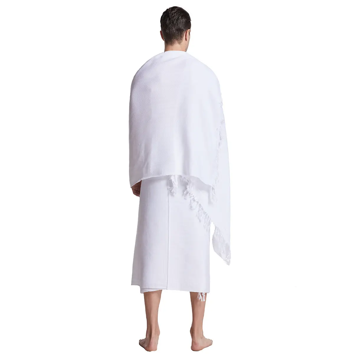 Prayer Ihram Hajj Towel Cotton Pilgrimage Towels Haji Towel For Muslim
