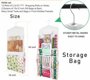 Organisateur de bijoux suspendu pour boucles d'oreilles, 80 poches, sac de voyage pour bijoux - Product Image 6