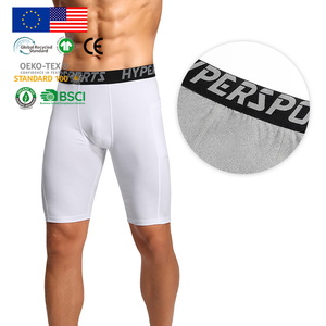 กางเกงในชายแบบสปอร์ตสีขาวสั่งทำพิเศษ & กางเกงบ็อกเซอร์มีกระเป๋าข้าง  รับสกรีนโลโก้ แห้งเร็ว MOQ ต่ำ ระบายอากาศได้ดี ผลิตจากผ้าสแปนเด็กซ์ - Product Image 1