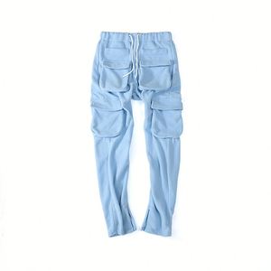 2021 Autumn <b>Men</b> Sweat Trousers <b>Jogger</b> Drawstring <b>Cargo</b> Pant Streetwear - Product Image 4