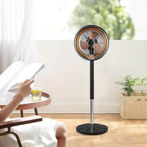 Ventilateur électrique sur pied oscillant portable Winningstar 2200W pour usage domestique transfrontalier avec commande vocale tactile et fonctions de refroidissement/chauffage - Product Image 1