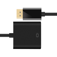 Directo de fábrica Resolución 1080P Adaptador DP DVI Cobre DP Macho a 24 + 5 Cable DVI para monitor y micrófono Tipo coaxial