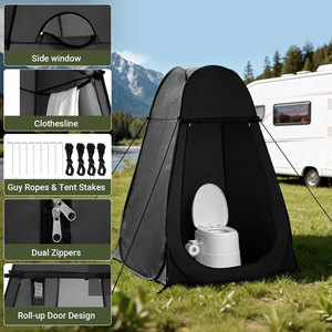 Portable Instant Changing Three-season Polyester Fabric <b>Tent</b> Privacy Dressing <b>Room</b> Bathroom Toilet for Beach Outdoor Pop Shower - Product Image 2