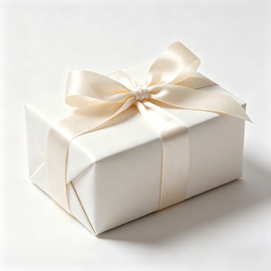 Élégant nœud en satin blanc crème pré-noué pour bouquet de mariage minimaliste, boîte cadeau de fête prénuptiale, ornement floral - Product Image 3