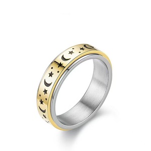 현대적인 3색 티타늄 도금 텅스텐 커플 웨딩 반지 (남녀용)-약혼 및 기념일 선물 - Product Image 4