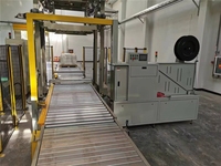 Emballage Machine d'emballage et de cerclage de palettes entièrement automatique Merveilleux Facile à utiliser Économisez 50% Film étirable