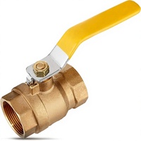 Válvula de Bola de Latón sin Plomo con Rosca NPT de 1/2"-4" para Agua/Aceite/Gas 150WSP 600 PSI OEM NOVAFLOW Sellado de PTFE Garantía de 3 Años China