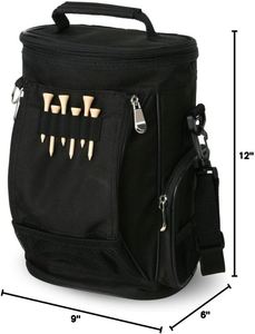 Custom Golf Bag Cooler and Accessory <b>Caddy</b> Portable Soft Sided 10 Can Insulated Cooler Bag - Product Image 1