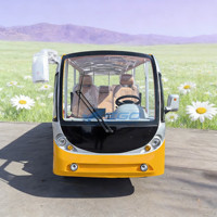 Nuevo y Popular Autobús Turístico Eléctrico Personalizado de 23 Asientos, Estructura de Acero, Neumático, XCEGO, para Fábricas y Aeropuertos