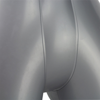 Mannequins Buste Gonflables Homme Femme en PVC Gris pour Présentoir de Vitrine