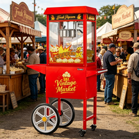 Machine à Popcorn Électrique pour Usage Domestique, Option Saine à l'Air Chaud, Idéale pour les Soirées Cinéma, Anniversaires, Facile à Assembler.