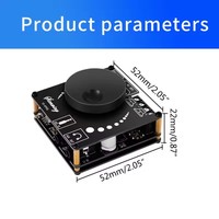 Module amplificateur de puissance numérique Bluetooth 5.1 2*50W HIFI haute puissance pour enceinte, module de modification audio DIY YS-AP50L
