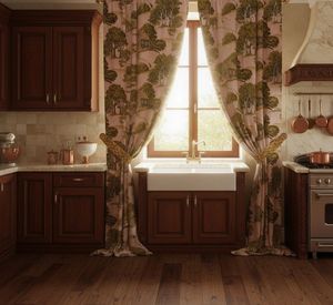 Botanical Trees Please <b>Window</b> Curtains Dense Floral Design 70% Light Blocking Elegant Fabric Curtain Panels for Living Room - Product Image 2