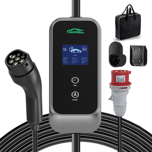 Nueva energía 11kw pistola de carga estándar europea carga de coche 32A pistola de carga portátil estándar tipo 2 - Product Image 1